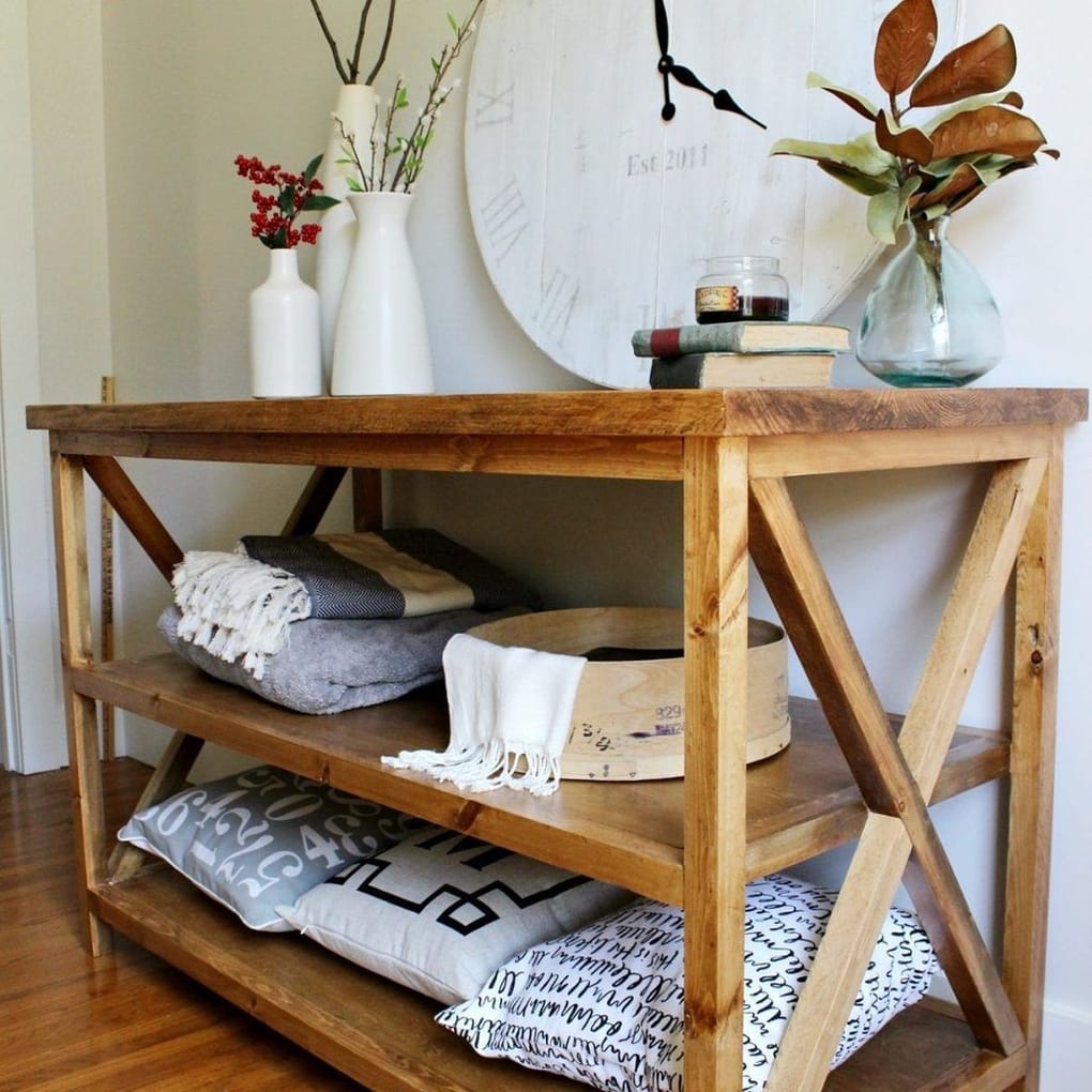 DIY how to build Console Table