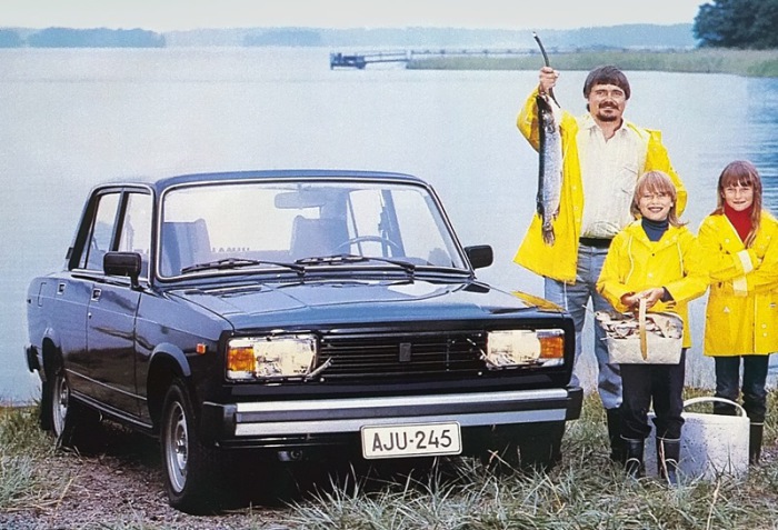 Lada 2105 - автомобиль №1 в Финляндии.