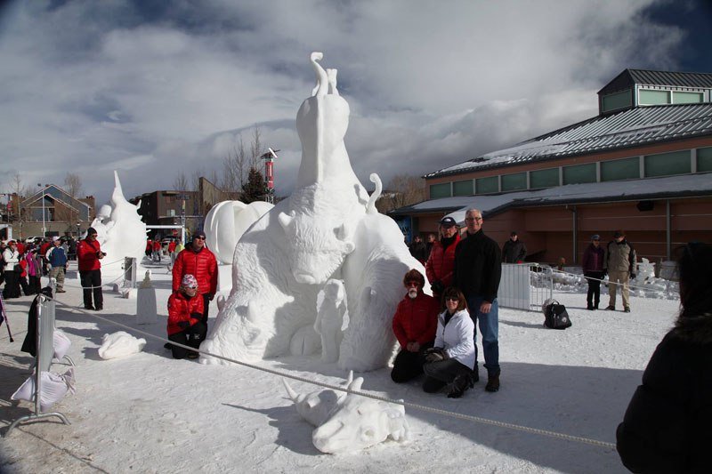 В городе Брекенридж прошёл Международный чемпионат снежных скульптур