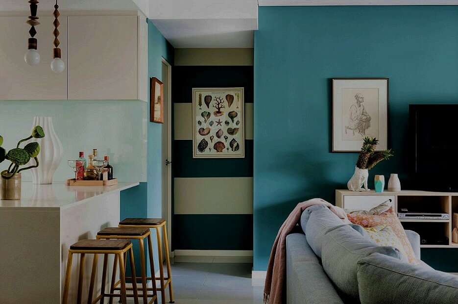 Как всего лишь одна банка с краской и полчаса времени могут изменить привычную обстановку в Вашей комнате. 6 наглядных примеров