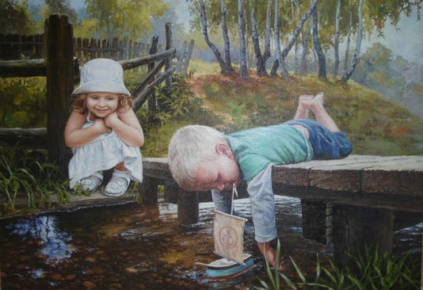 Берег детства. Так хочется вернуться вновь и вновь…