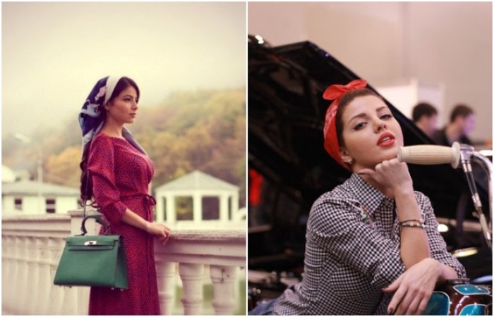 Теперь косынка - не только часть униформы работницы, но и модный аксессуар. /Фото: vk.com, fotokto.ru Теперь косынка - не только часть униформы работницы, но и модный аксессуар. /Фото: vk.com, fotokto.ru