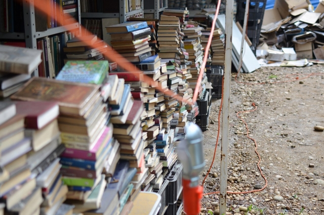 Книгам нужно место. Вся литература уже не помещается на полках библиотеки. 