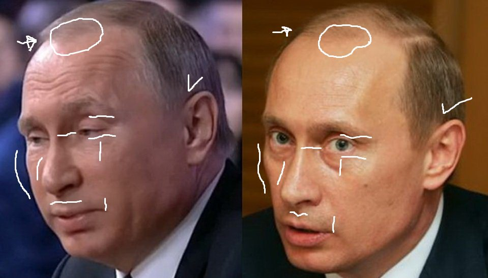 Во внешности Путиных постоянно пытаются найти различия