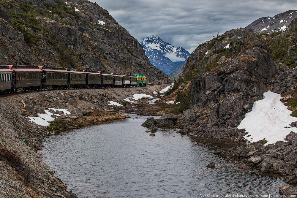 Дорога на Клондайк: самая красивая железная дорога Аляски приключение,туризм,экстремальный туризм