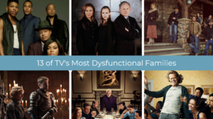 A collage featuring TV's Most Dysfunctional Families