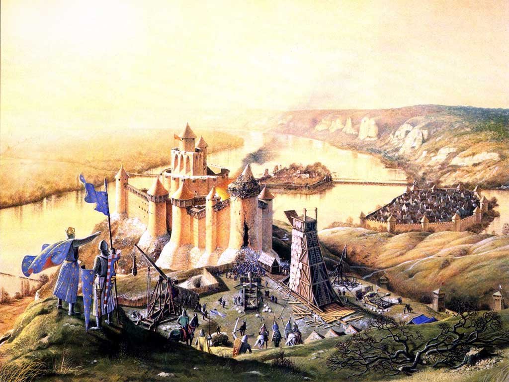 Пыль Средневековья: замок Шато-Гайар замки,история,Франция