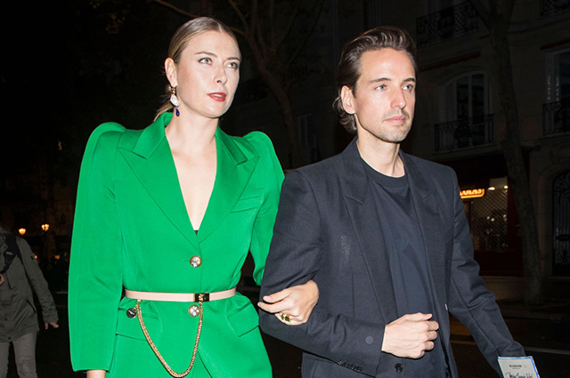 Мария Шарапова с бойфрендом Александром Гилксом отдыхает в Париже