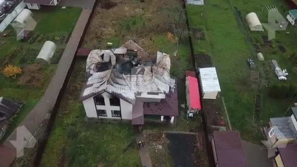 Соседи: В сгоревшем в Петербурге доме мог быть хоспис для стариков