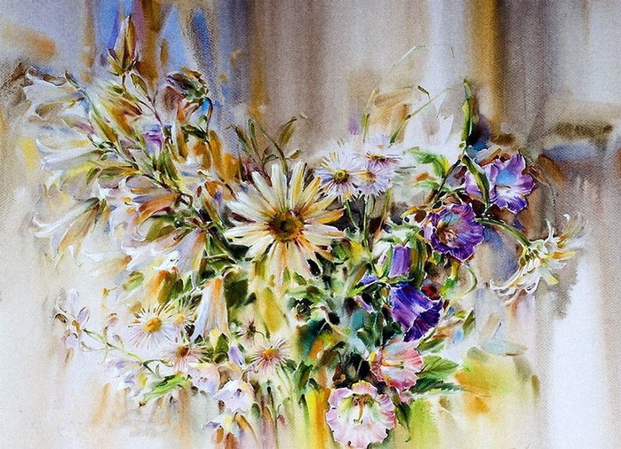 цветы натюрморты Олег Тимошин - 10