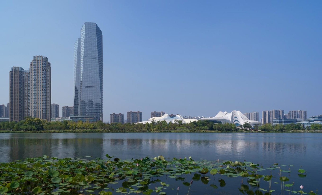 Дизайн Центра культуры и искусств Meixihu International Culture & Arts Centre от Zaha Hadid Architects