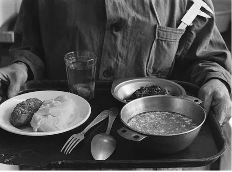 Рабочий обед в СССР