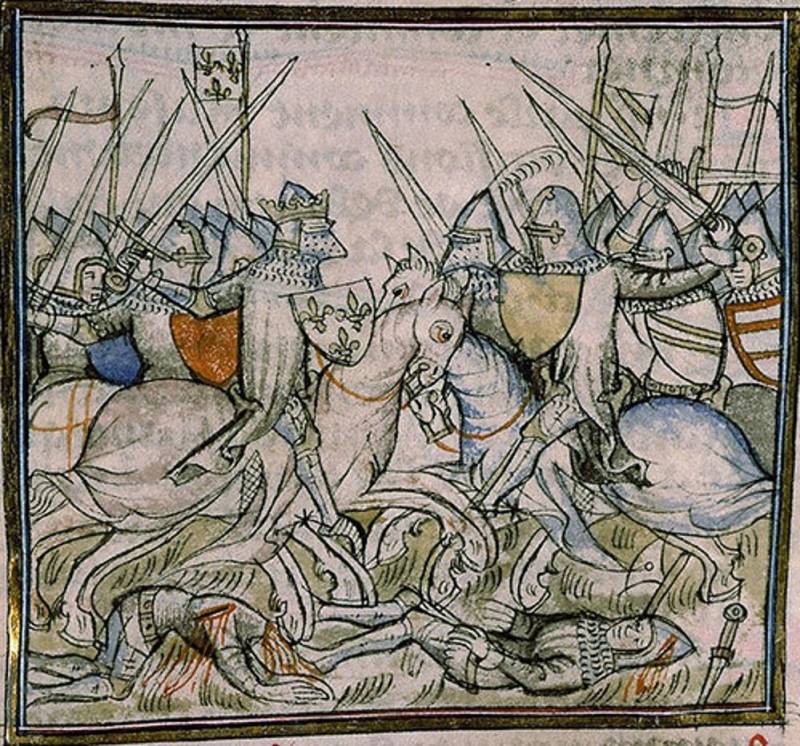 Мечи Э. Оукшотта на средневековых миниатюрах Мечи Э. Оукшотта на средневековых миниатюрах история,оружие