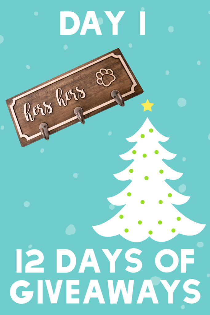 Enter to win a beautiful key and leash holder for Cades & Birch in It's Dog or Nothing's 12 Days of Giveaways!