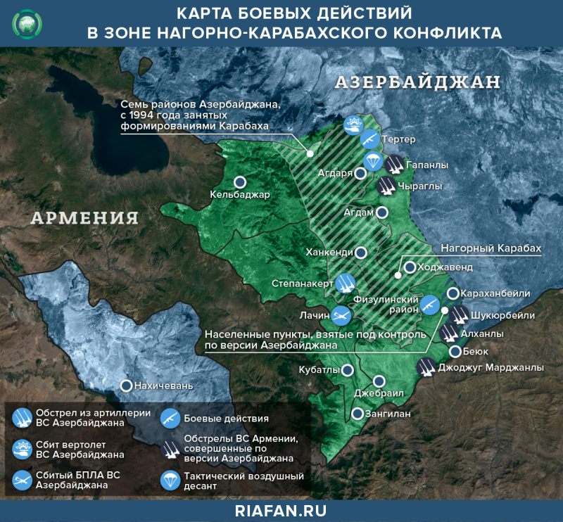«Воскресная война»: что произошло в зоне нагорно-карабахского конфликта