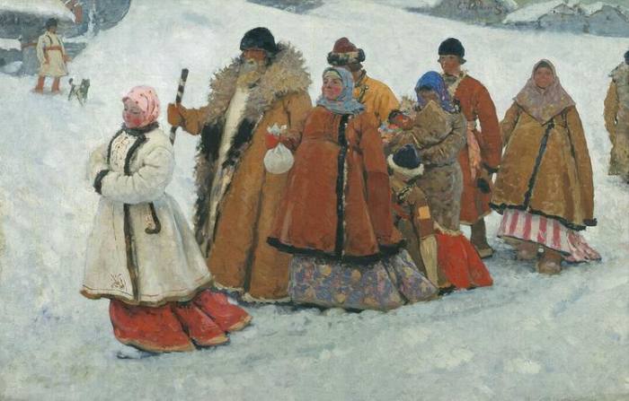 Семья. Художник Сергей Иванов. 1907 г.