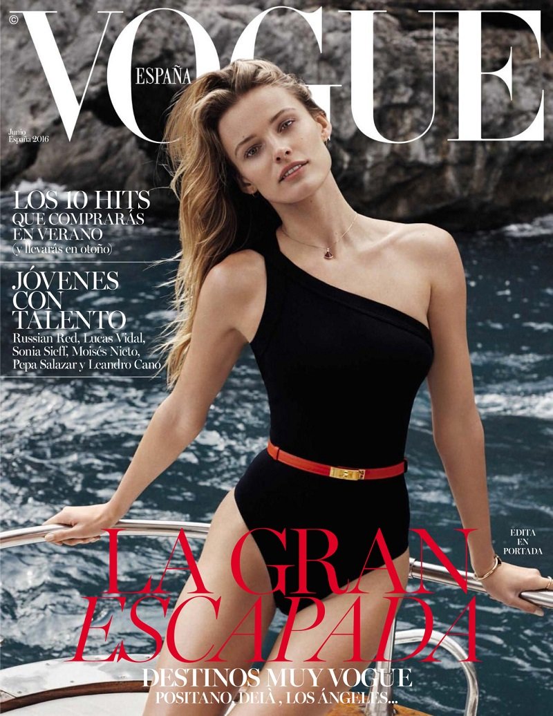 Vogue Spain June 2016 Edita Vilkeviciute Andres Velencoso