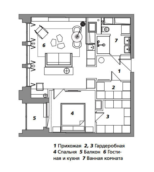 Глубокий синий в небольшой квартире дизайнера в Москве (55 кв. м) дизайнера, деревянные, насыщенном, оттенке, синего, пестрых, обоях, пальмами, красивых, ставни, построенное, потолка, Удивительное, жильё, котором, правда, смогут, чувствовать, глубоком, пространство