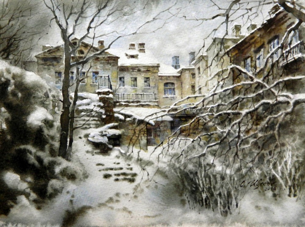 Художница Ольга Ивлева. По городам и странам Художница Ольга Ивлева. По городам и странам город