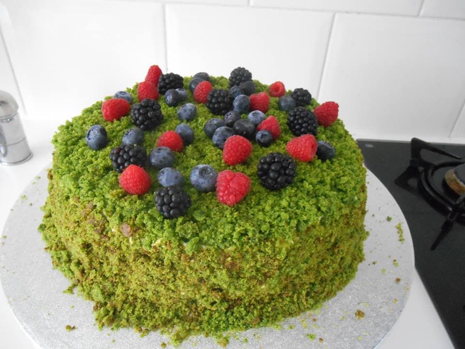 Шикарный тортик "Лесной мох"