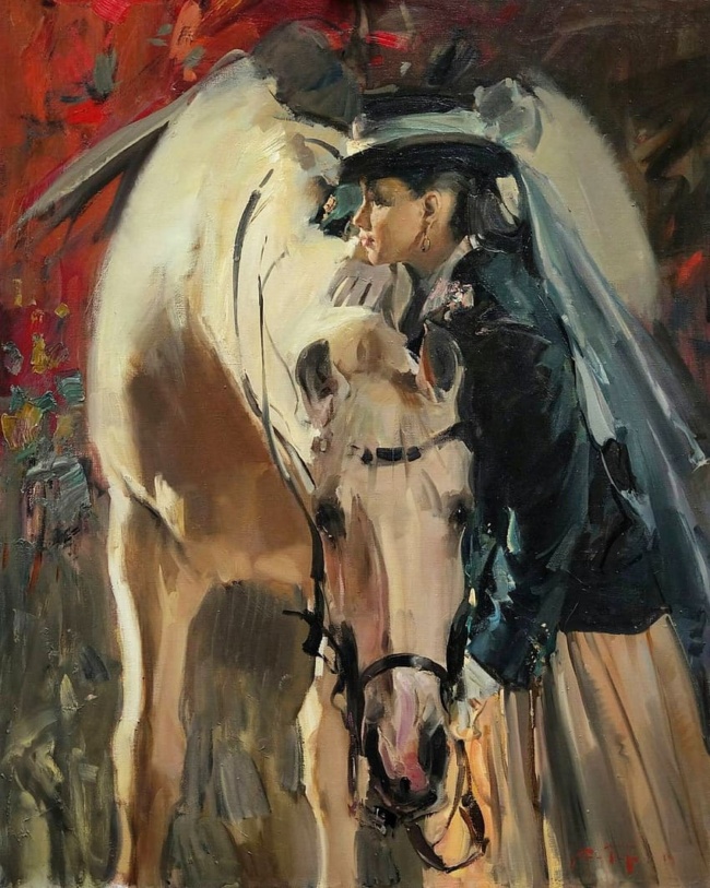 Художник Александр Горбиков. Она дитя причудливого сна Художник Александр Горбиков. Она дитя причудливого сна