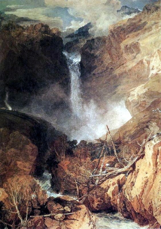 Уильям Тёрнер. Райхенбахский водопад. 1804 история, музеи, факты, фото
