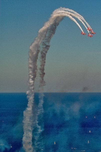 Высший пилотаж - настоящая красота и мощь красивые фотографии,шикарные фотографии