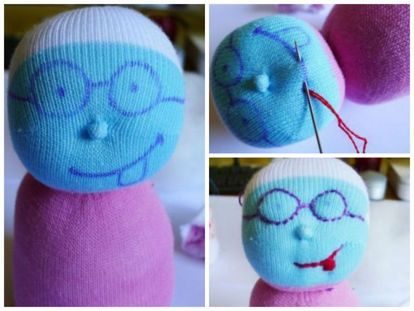 Куклы из носков Куклы из носков Игрушки