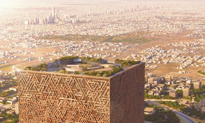 В Саудовской Аравии начали строить здание в форме куба высотой 400 метров. Внутри Мукааба поместится целый город будет, метров, квадратных, площадей, можно, Мукааб, миллиона, городом, торговых, номеров, гостиничных, единиц, жилых, Несмотря, большим, значения, цифрах, абсолютных, площадокВ, культурных