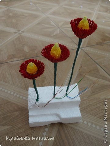 Мастер-класс Поделки электрические Флористика искусственная День рождения Бумагопластика Моделирование конструирование МК МАГНОЛИИ в технике кристальных цветов Бумага гофрированная фото 12