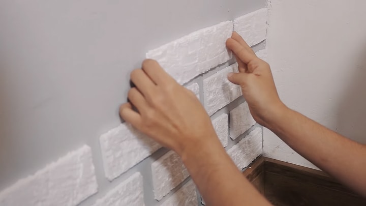 Необычная и простая техника оформления стены за копейки интерьер,полезные советы,ремонт,рукоделие,своими руками,сделай сам