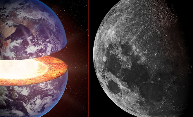 Луна внутри не просто каменная: ученые показали, что находится внутри земного спутника 