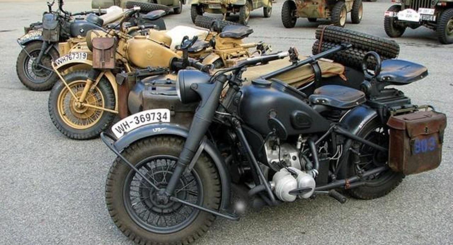История создания военного мотоцикла Вермахта Zundapp KS 750 Автомобили