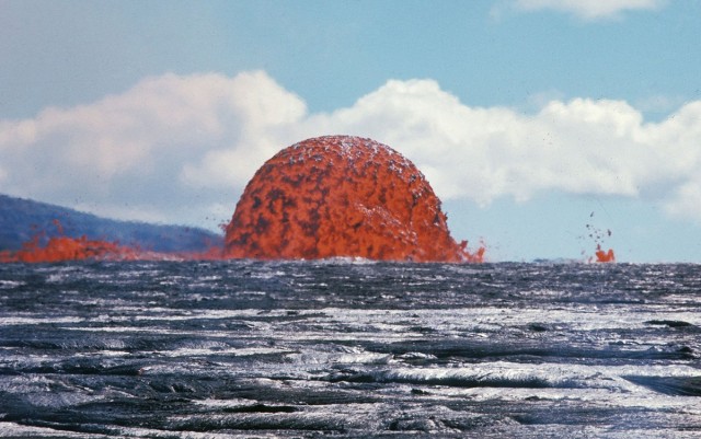 Извержение вулкана, длившееся 5 лет