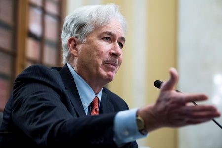 William Burns, nominee for Central Intelligence Agency (CIA) director, testifies during his Senate Intelligence Committee hearing on Capitol Hill in Washington, February 24, 2021. Tom Williams/Pool via REUTERS