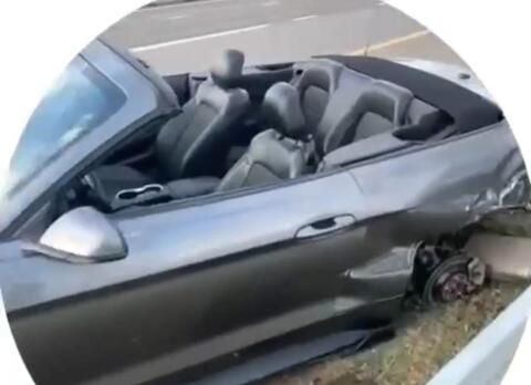 Краснодарские реперы разбили арендованный Mustang, пытаясь снять клип