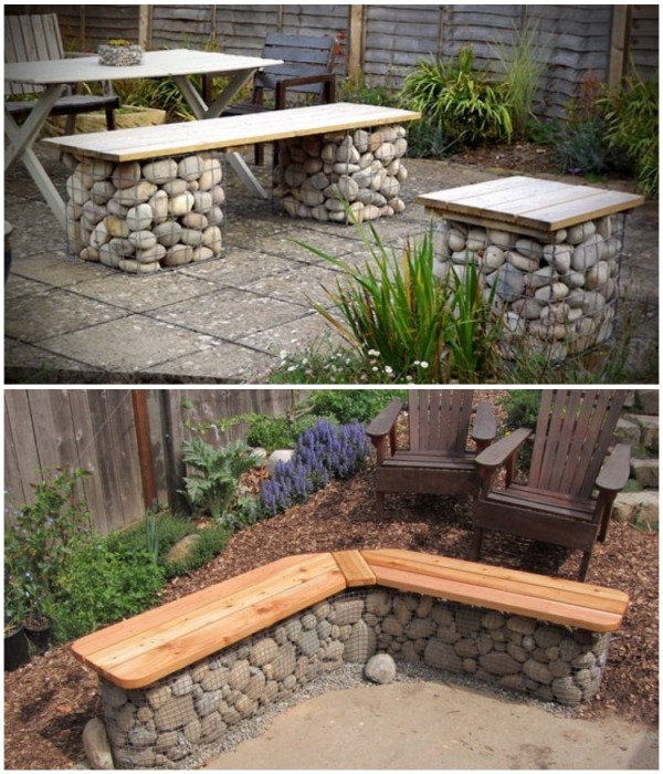 Габионы в ландшафтном дизайне, или Как при помощи нехитрой сетчатой конструкции и камня преобразить дачу Габионы в ландшафтном дизайне, или Как при помощи нехитрой сетчатой конструкции и камня преобразить дачу идеи,сделай сам