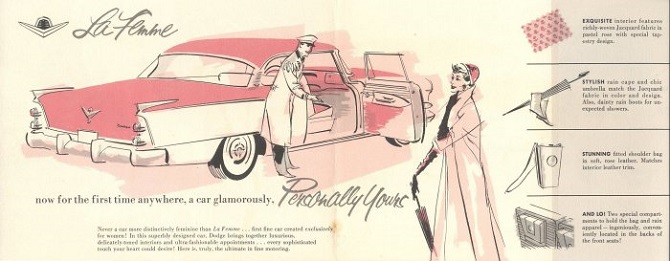«Розовый дамский автомобиль» 1950-х годов