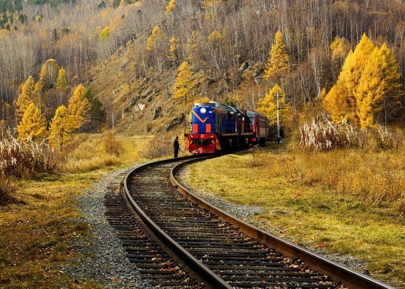 Избранные пейзажи Кругобайкальской железной дороги байкал, железная дорога, эстетика