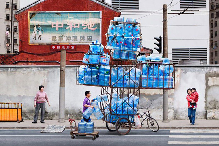 21. Шанхай, Китай перевозка грузов, прикол, транспорт, юмор