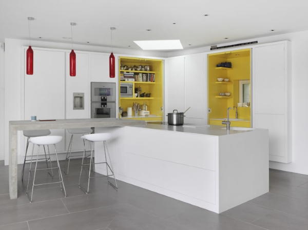 Желтый цвет в психологии кухни 