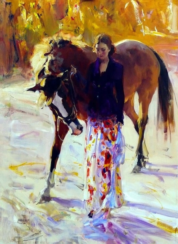 Художник Александр Горбиков. Она дитя причудливого сна Художник Александр Горбиков. Она дитя причудливого сна