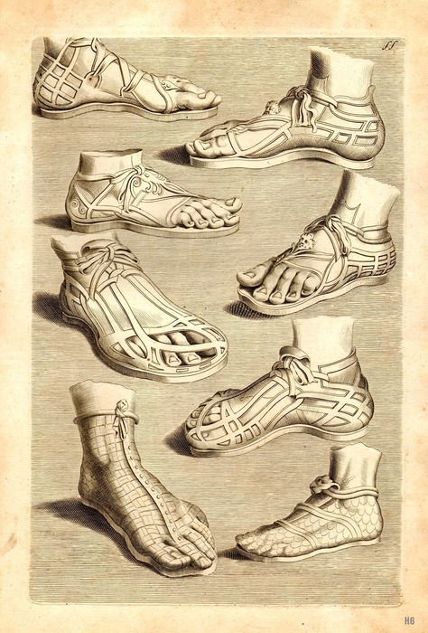 Какой была итальянская обувь 2000 лет назад