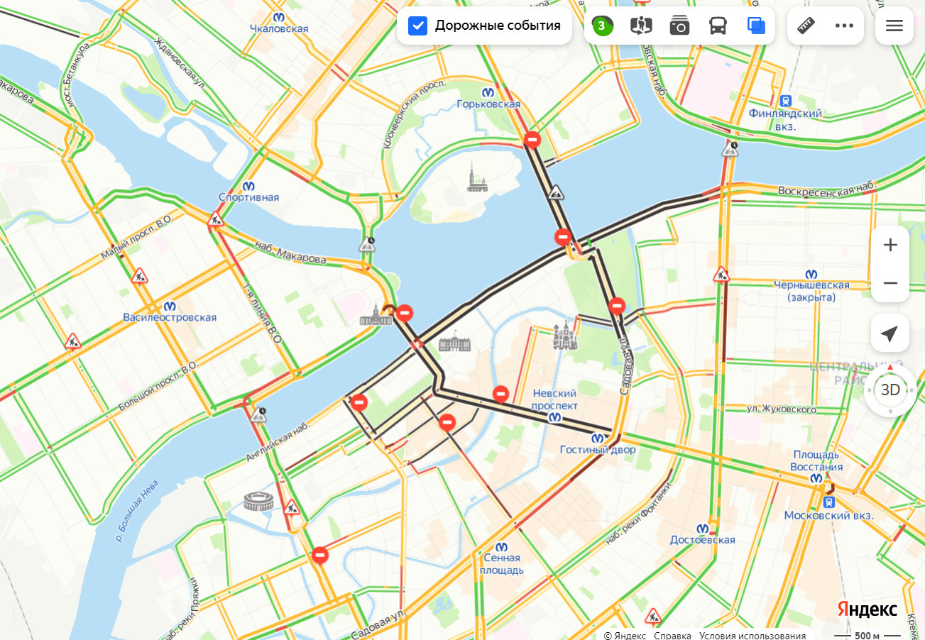 Проспект петербурга на карте