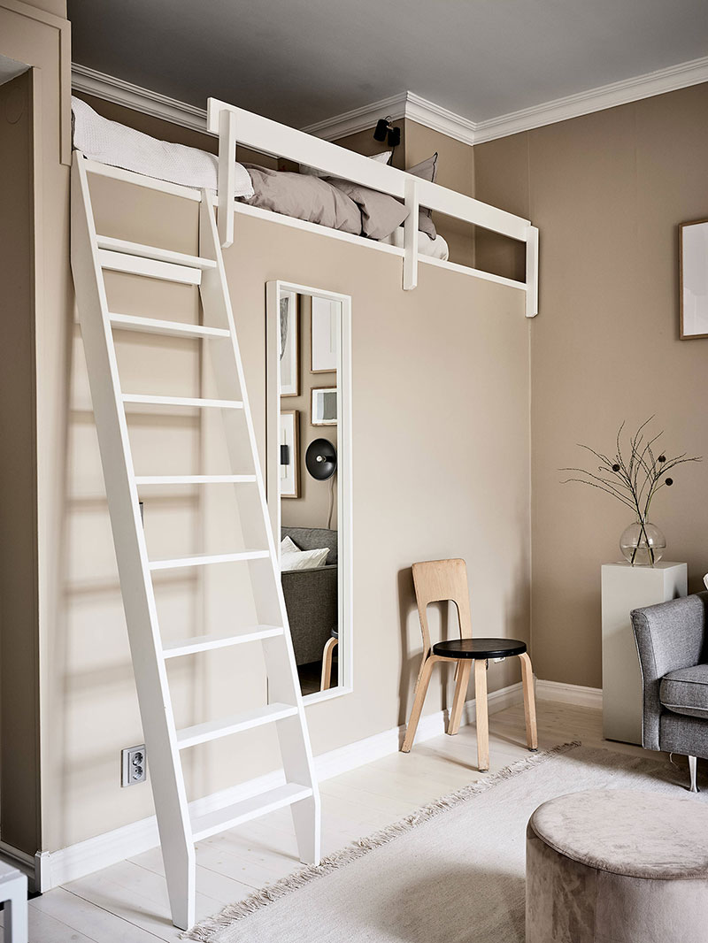 Маленькая квартира в песочных оттенках в скандинавском стиле Маленькая квартира в песочных оттенках в скандинавском стиле Гетеборг,желтый цвет,интерьер и дизайн,квартира,малометражка,Скандинавский стиль,Швеция