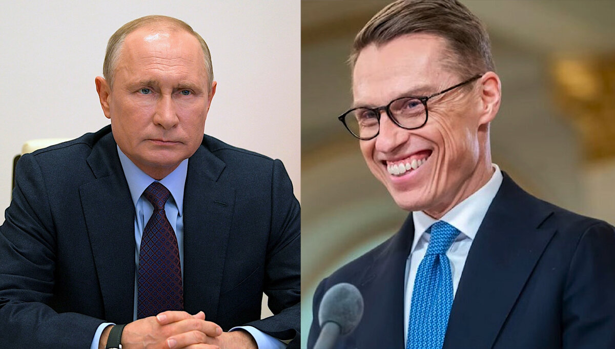 В. Путин и А. Стубб. Коллаж автора.
