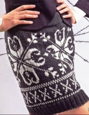 Вязаная юбка