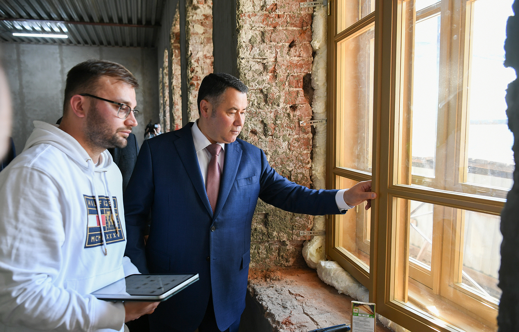 Игорь Руденя посещает социально значимые объекты строительства и реставрации Твери