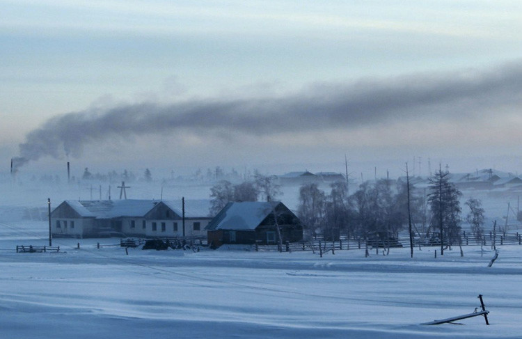 Верхоянск, Россия мир, температура, холод