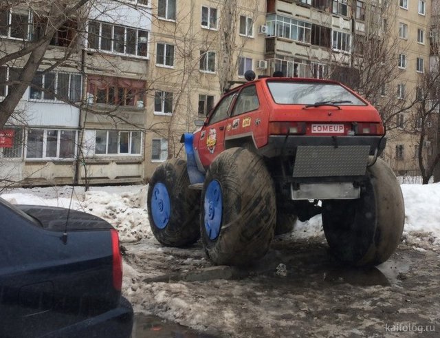 Русские приколы и маразмы на дорогах юмор